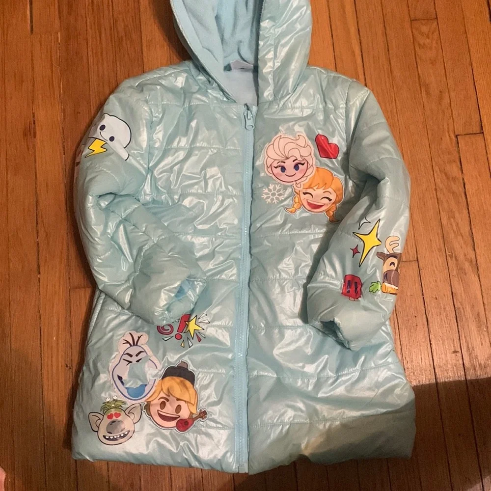 Disney frozen puffer jacket size 4 - Picture 1 of 7